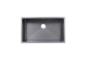 AD-H78 -Handmade Undermount Stainless- GRAY