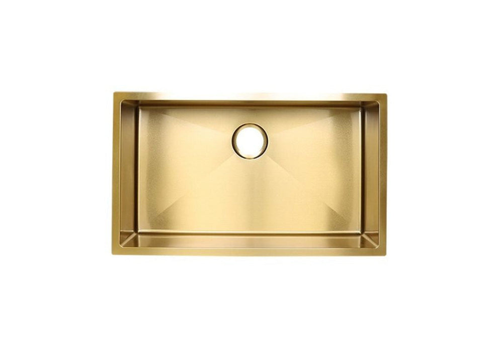 AD-H78-Gold-Handmade Undermount Stainless Sink- GOLD