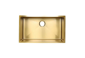 AD-H78-Gold-Handmade Undermount Stainless Sink- GOLD
