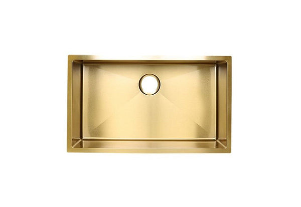AD-H78-Gold-Handmade Undermount Stainless Sink- GOLD