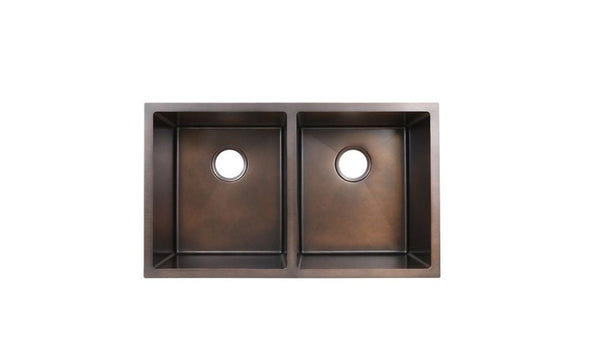 AD-H88-Copper-Handmade Undermount Stainless