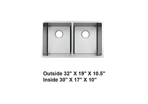 AD-H88-Undermount Stainless Steel