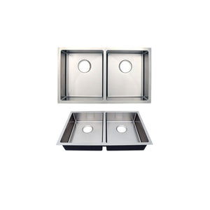 AD-H88ADA Undermount Single Bowl Stainless Steel ADA Sink