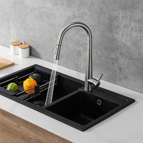 Pull out Kitchen Faucet - Satin