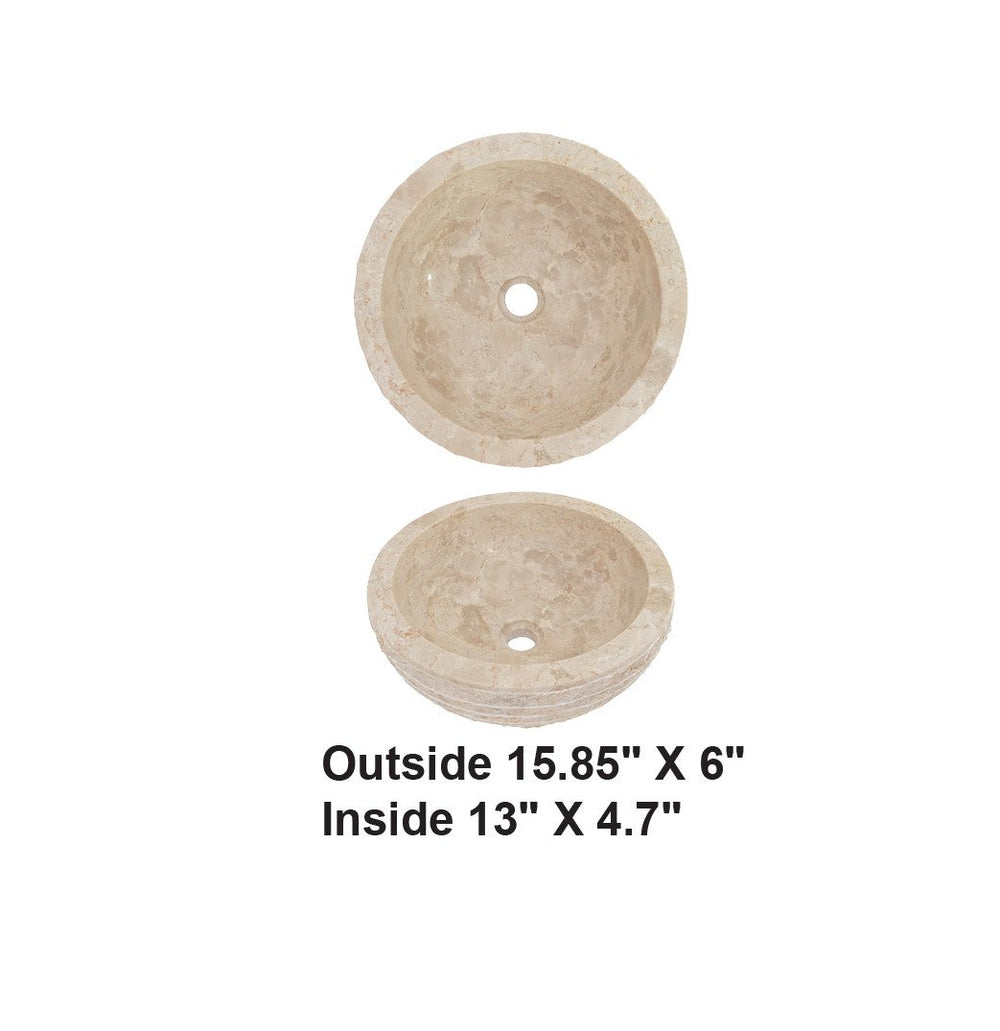 AD-NS3-Natural Stone Vessel Sink