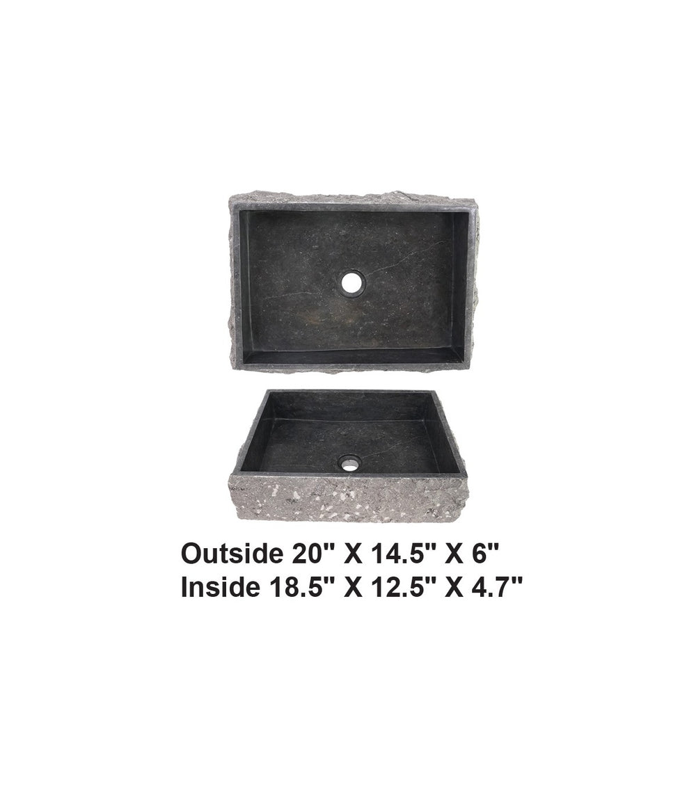 AD-NS4-Natural Stone Vessel Sink