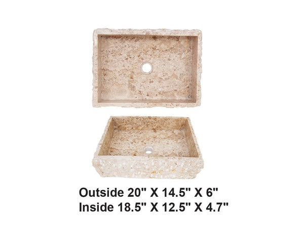 AD-NS6-Natural Stone Vessel Sink