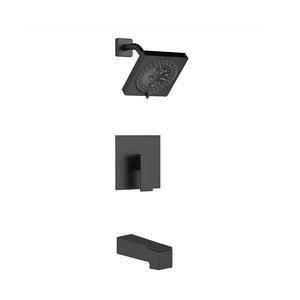 Pressure Balance Shower Set- Matt Black