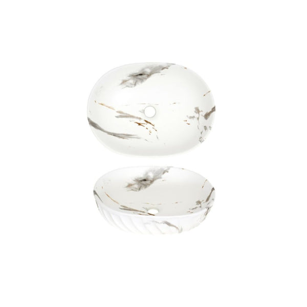 AD-S6-Vessel Oval Ceramic Sink