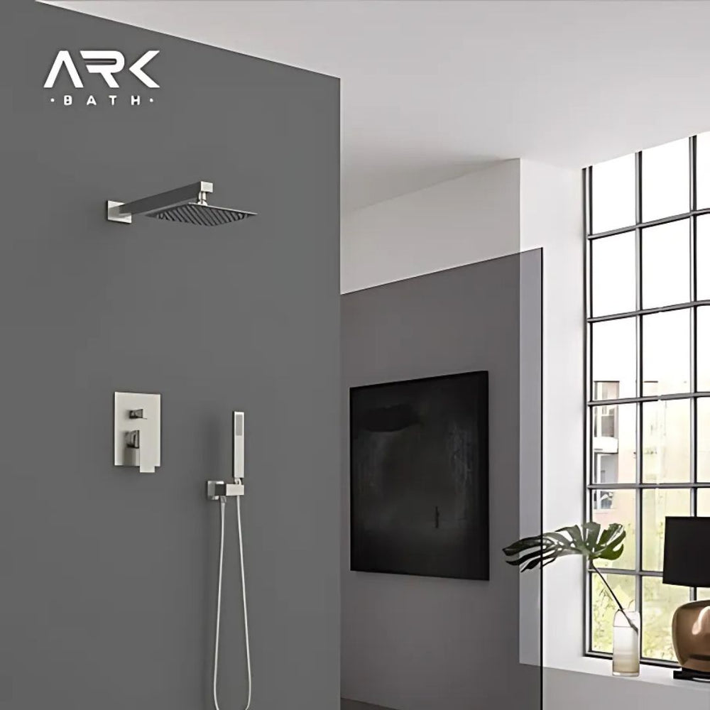Shower Set with Hand Shower- Brush Nickel