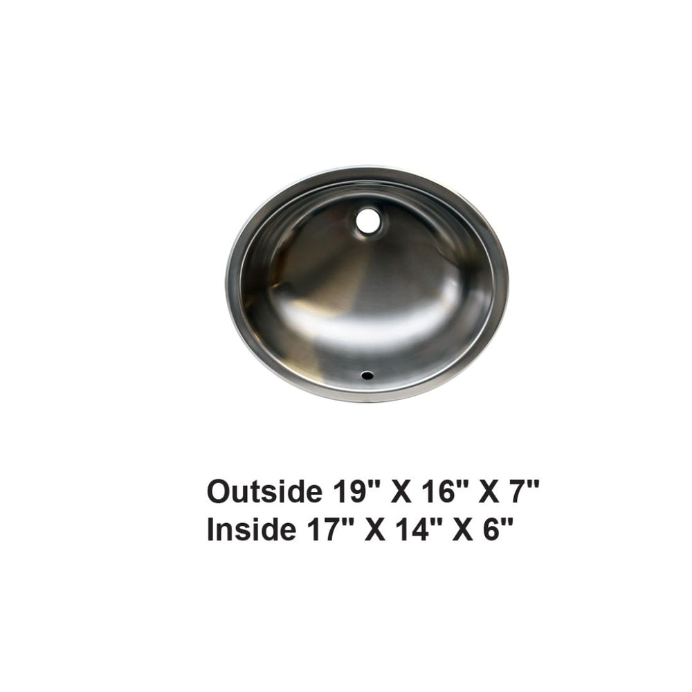 AD-16 Undermount Single Bowl Stainless Steel Sink