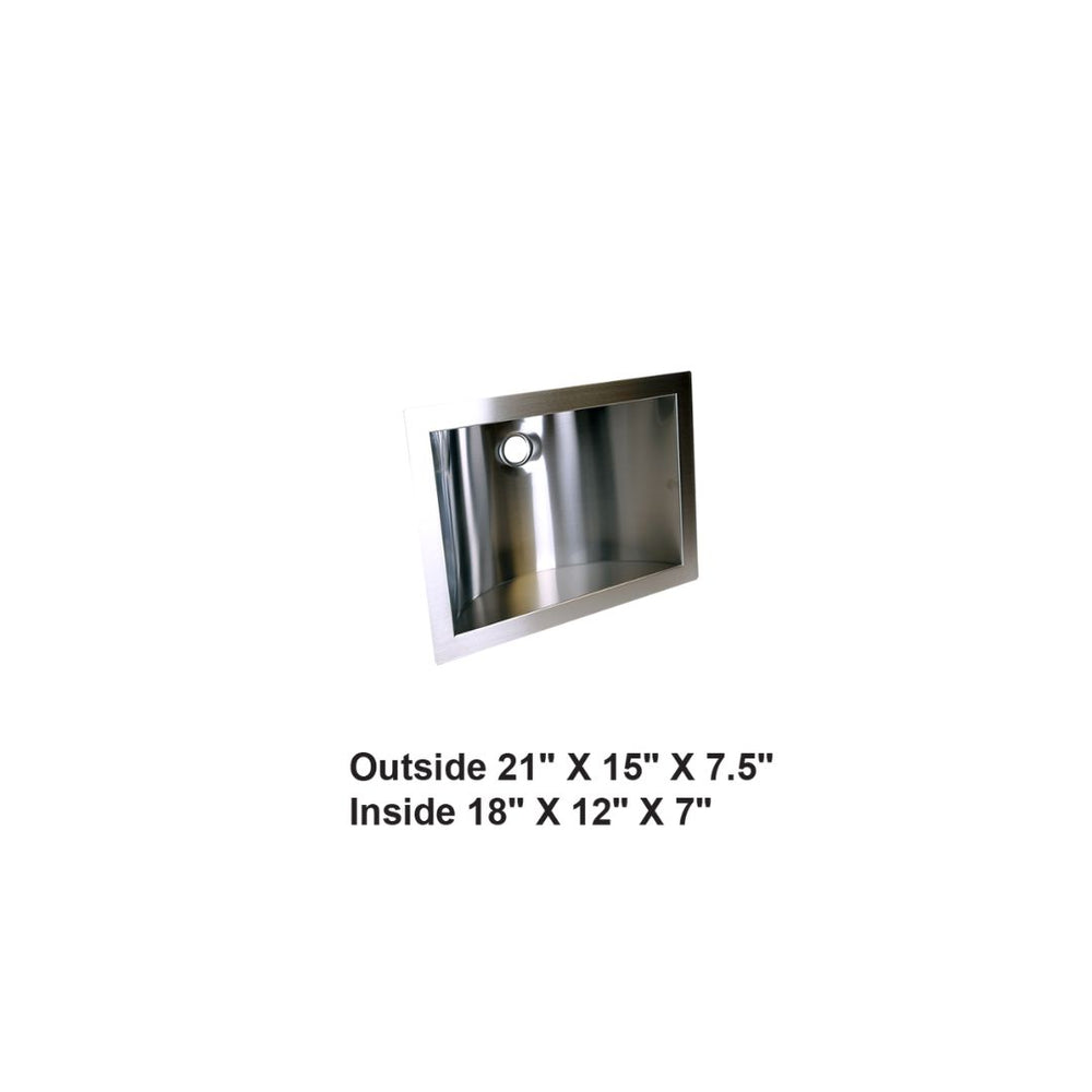 AD-21 Undermount Single Bowl Stainless Steel Sink