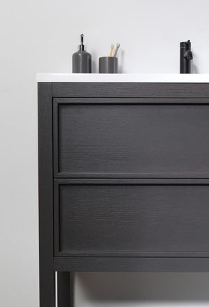 ANNECY 24" CHARCOAL  BATHROOM VANITY