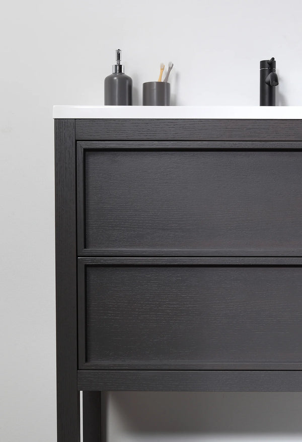 ANNECY 24" CHARCOAL  BATHROOM VANITY