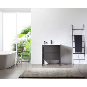 ANNECY 24" CHARCOAL  BATHROOM VANITY