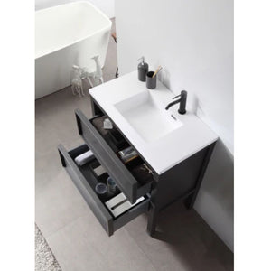 ANNECY 24" CHARCOAL  BATHROOM VANITY