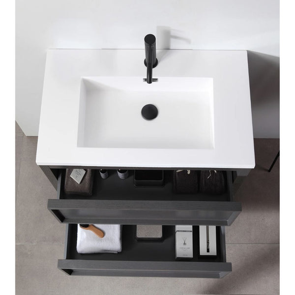 ANNECY 24" CHARCOAL  BATHROOM VANITY