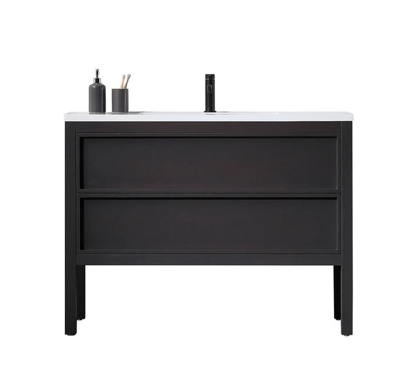 ANNECY 48" CHARCOAL OAK BATHROOM VANITY