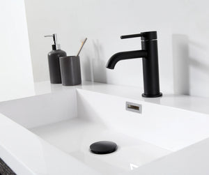 ANNECY 48" CHARCOAL OAK BATHROOM VANITY