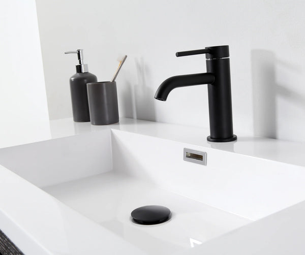 ANNECY 48" CHARCOAL OAK BATHROOM VANITY