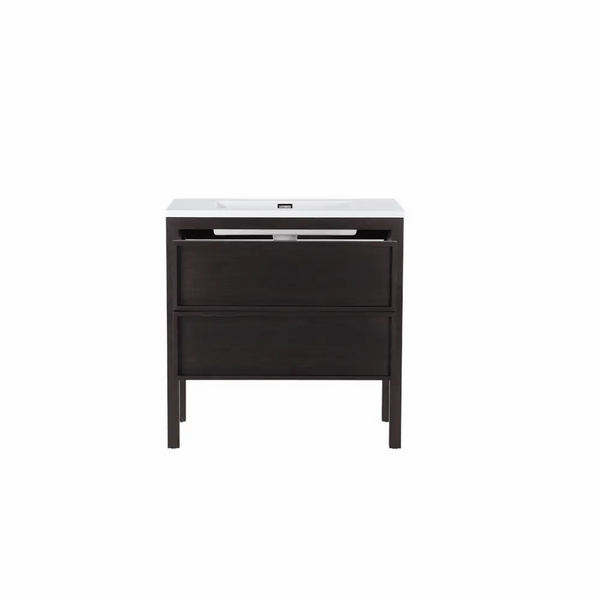 ANNECY 48" CHARCOAL OAK BATHROOM VANITY