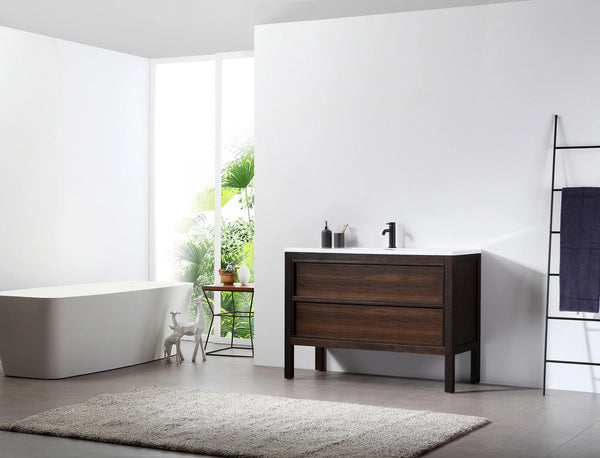 ANNECY 48” DARK WALNUT BATHROOM VANITY