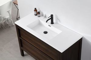 ANNECY 48” DARK WALNUT BATHROOM VANITY
