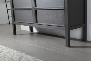 ANNECY 55" CHARCOAL OAK BATHROOM VANITY