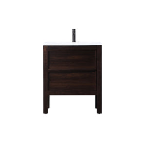 ANNECY 24" DARK WALNUT BATHROOM VANITY
