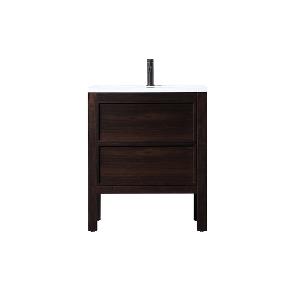 ANNECY 24" DARK WALNUT BATHROOM VANITY