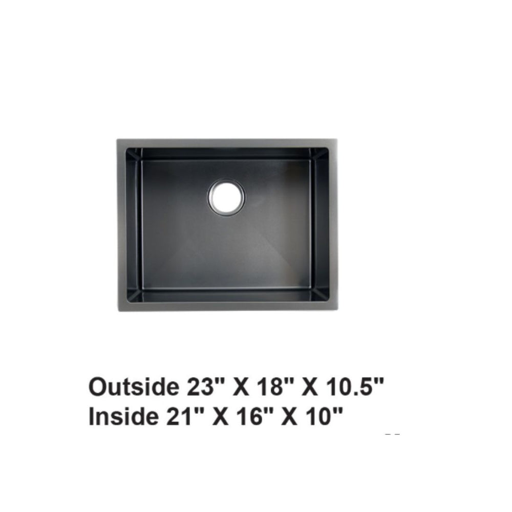 Black-Handmade Undermount