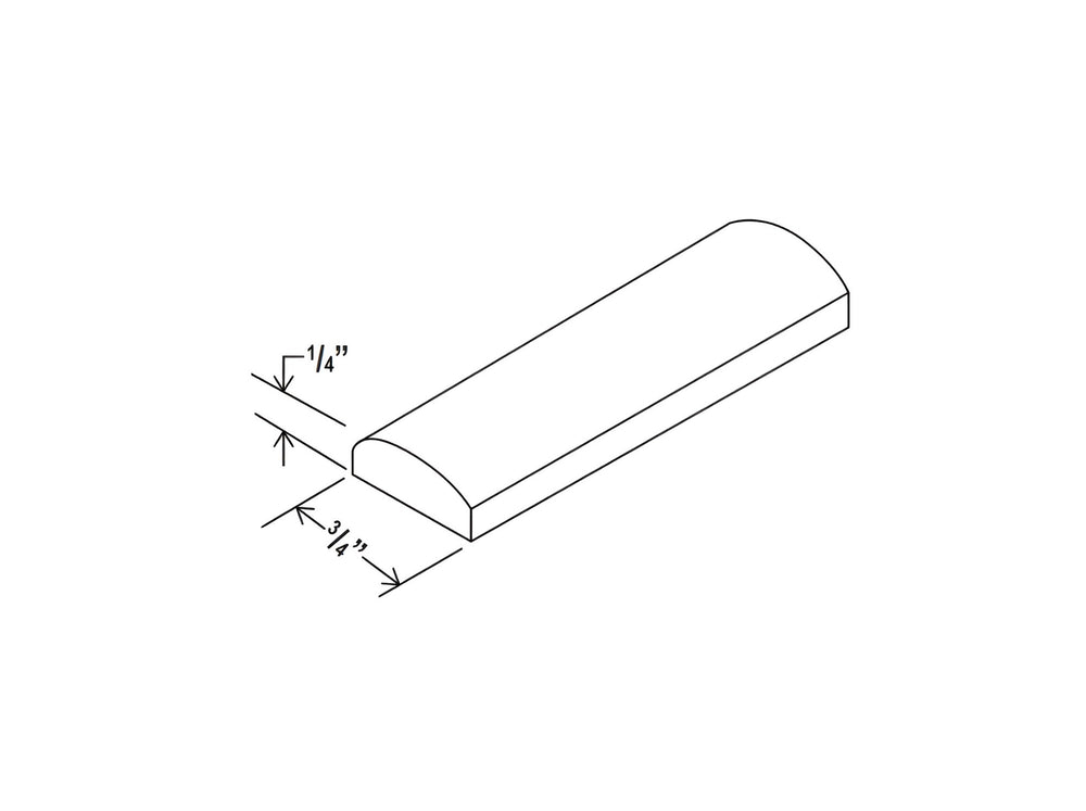 Slim Amber Oak Batten Moulding