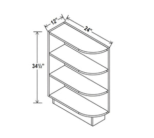 Smokey Ash- Base End Shelf