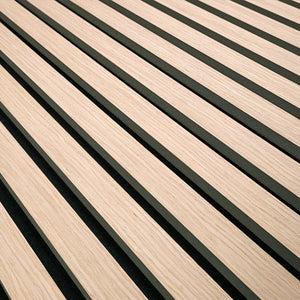 Blonde Acoustic Wood Slat Panels (9.5x94.5)
