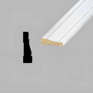 Primed Pine Casing 9/16 X 3-1/2 FJ 17 ft