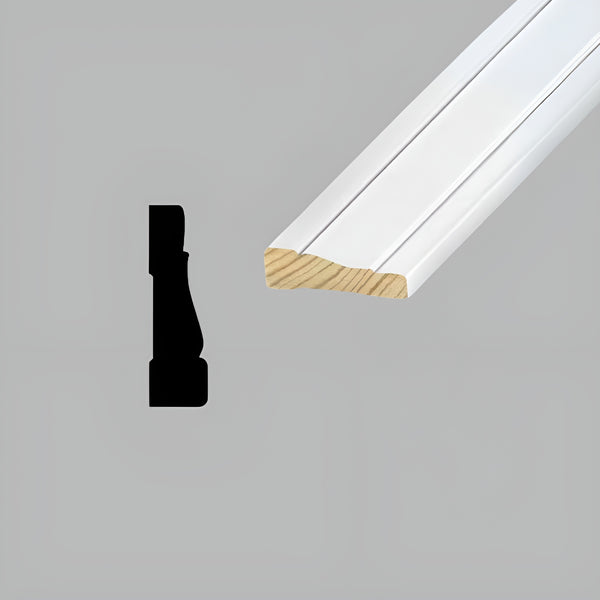 Primed Pine Casing 9/16 X 3-1/2 FJ 17 ft