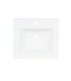 Vanity Top / Drop-in Rectangular Ceramic Sink