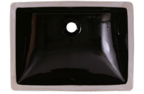 Fregadero de cerámica rectangular bajo encimera LS-C6S blanco