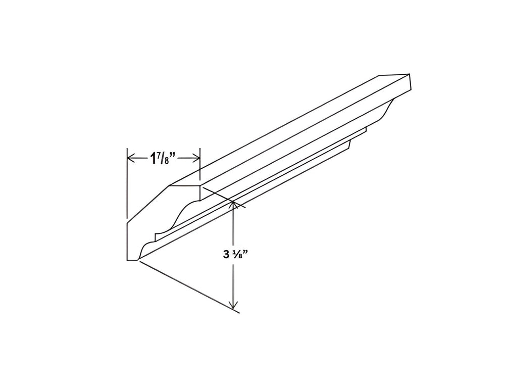Greek Blue Crown Moulding