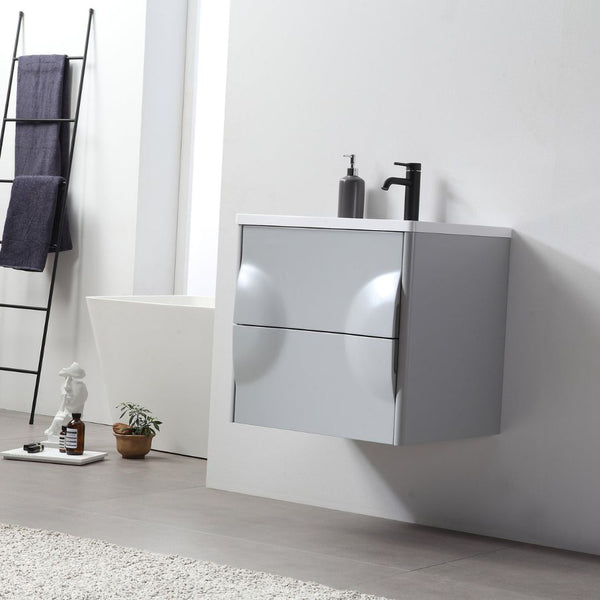 COLMAR 24” LIGHT GRAY BATHROOM VANITY