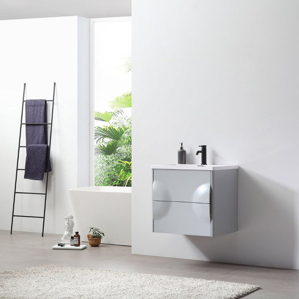 COLMAR 24” LIGHT GRAY BATHROOM VANITY