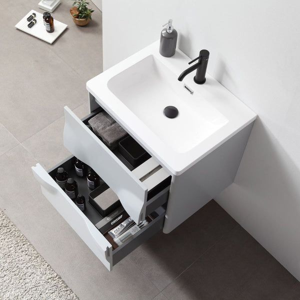 COLMAR 24” LIGHT GRAY BATHROOM VANITY