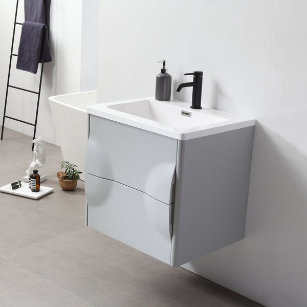 COLMAR 24” LIGHT GRAY BATHROOM VANITY