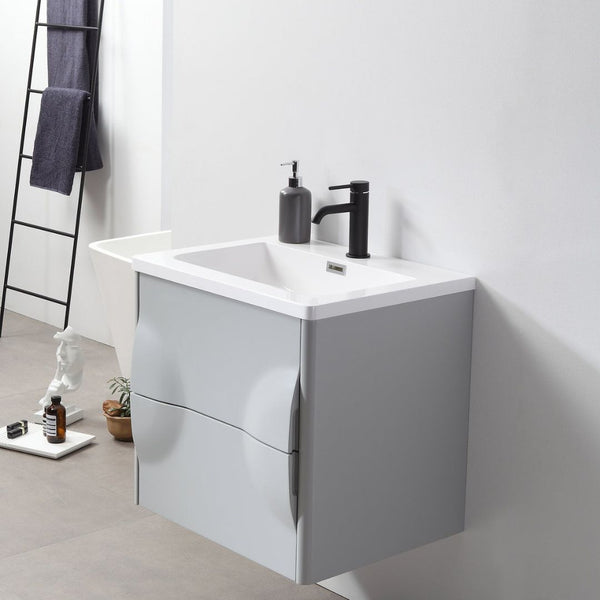 COLMAR 24” LIGHT GRAY BATHROOM VANITY