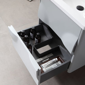 COLMAR 24” LIGHT GRAY BATHROOM VANITY