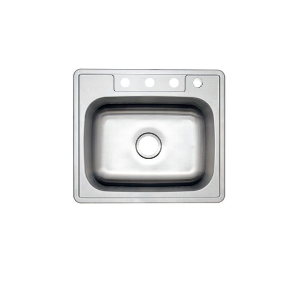 AD-D48 Drop-in Single Bowl Stainless Steel Sink