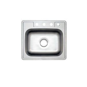 AD-D48 Drop-in Single Bowl Stainless Steel Sink