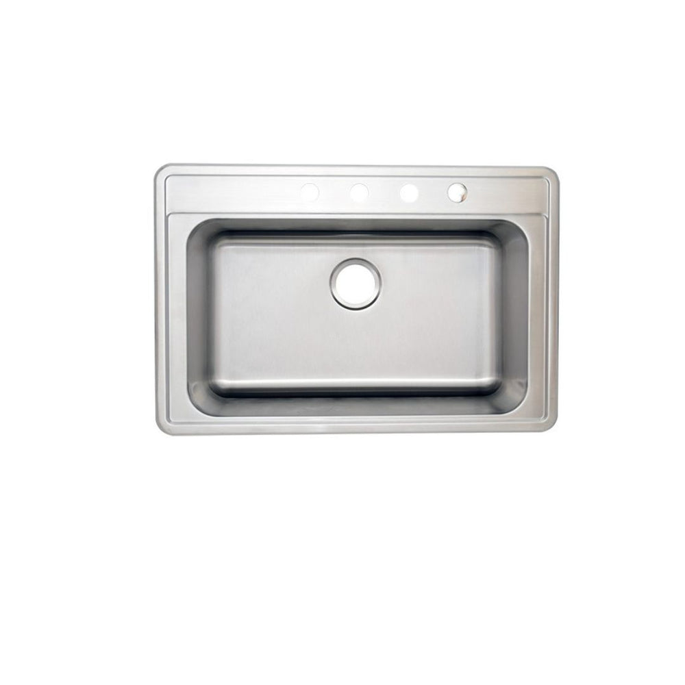 AD-D78 Drop-in Single Bowl Stainless Steel Sink