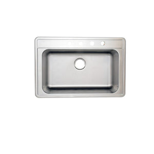 AD-D78 Drop-in Single Bowl Stainless Steel Sink