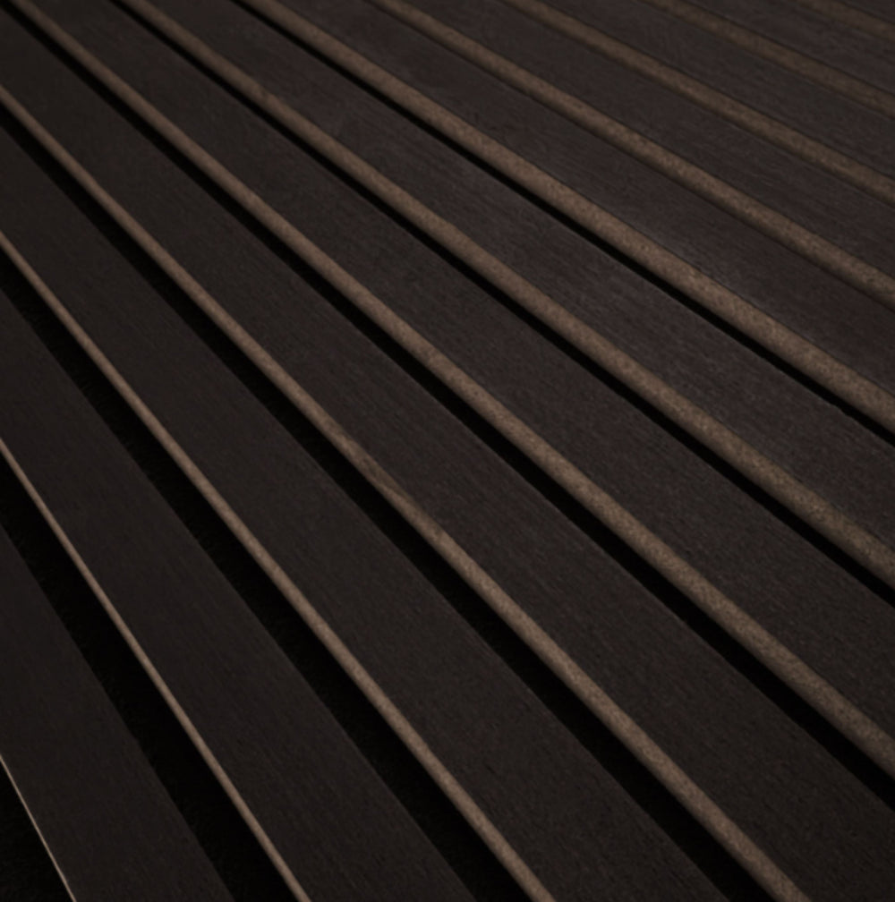 Ebony Acoustic Wood Slat Panels (9.5x94.5)